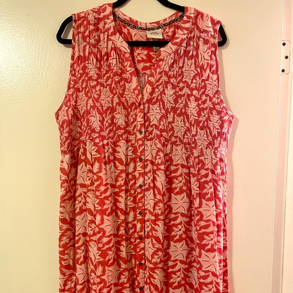 Knox Rose vintage style button dress